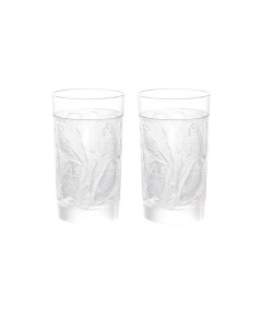 Набор из 2 х стаканов для сока Owl Lalique