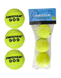 Мячи для большого тенниса Swidon 909 3 штуки в пакете E29373 Nobrand