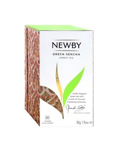 Чай зеленый Зеленая Сенча 25 пакетиков Newby