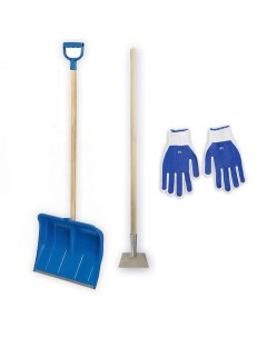 Набор инструментов лопата для снега перчатки и ледоруб Prosperplast