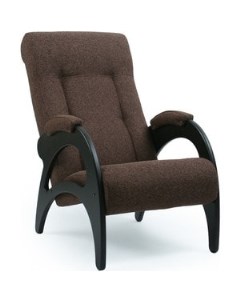 Кресло для отдыха МИ Модель 41 венге б л каркас венге обивка Malta 15 А Мебель импэкс