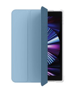 Чехол защитный для iPad 7 8 9 голубой Uzay