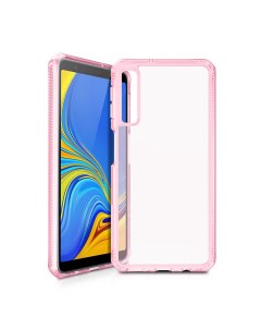 Чехол накладка HYBRID MKII для Samsung Galaxy A7 2018 светло розовый прозрачный Itskins