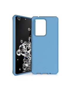 Чехол накладка FERONIA BIO TERRA для Samsung Galaxy S20 Ultra голубой Itskins