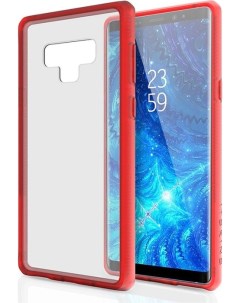 Чехол накладка HYBRID MKII для Samsung Galaxy Note 9 красный прозрачный Itskins
