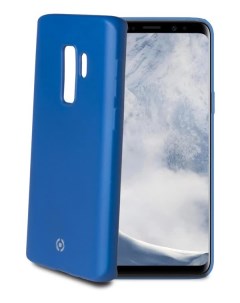 Чехол накладка Soft Matt для Samsung Galaxy S9 plus синий Celly