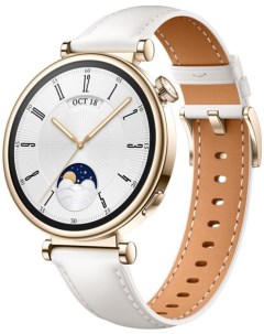 Часы Watch GT 4 Aurora B19L 55020BHX 41mm White Leather Huawei