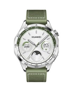 Часы Watch GT 4 Phoinix B19W 55020BGY 46mm Green Leather Huawei