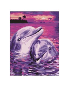 Картина по номерам Остров сокровищ 662482 Дельфины 662482 Дельфины