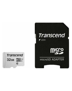Карта памяти SDHC Micro Transcend 300S 32GB ADP 300S 32GB ADP