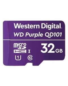 Карта памяти SDHC Micro WD 64Gb Purple QD101 WDD064G1P0C 64Gb Purple QD101 WDD064G1P0C Wd