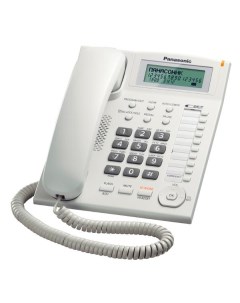 Телефон проводной Panasonic KX TS2388RUW White KX TS2388RUW White
