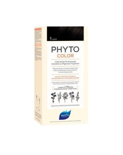 Фито фитоколор крем краска для волос тон 1 черный Laboratoires phytosolba