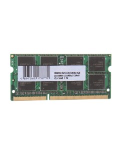 Модуль памяти DDR3 SO DIMM 1333MHz PC 10660 CL9 8Gb QUM3S 8G1333C9 QUM3S 8G1333C9R Qumo