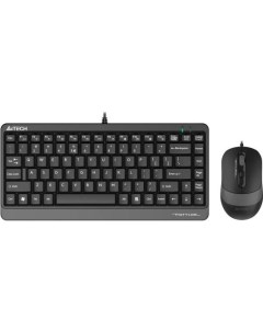 Клавиатура мышь Fstyler F1110 клав черный серый мышь черный серый USB Multimedia F1110 GREY A4tech