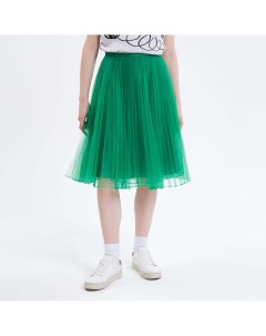 Зелёная фатиновая юбка плиссе Jnby