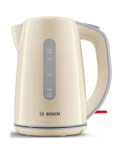 Чайник электрический TWK7507 2200Вт бежевый и серый Bosch
