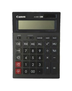 Калькулятор AS 888 II 16 разрядный черный Canon