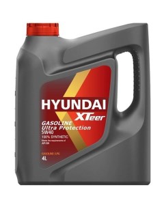 Моторное масло XTeer Gasoline Ultra Protection 5W 40 4л синтетическое Hyundai