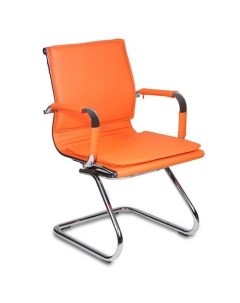 Кресло CH 993 Low V на полозьях эко кожа оранжевый Бюрократ