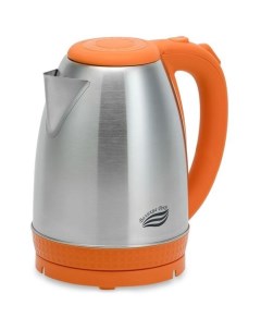 Чайник электрический Амур 1 1500Вт оранжевый и нержавеющая сталь Великие-реки