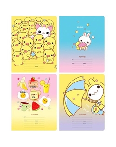 Тетрадь Ути-пути, 12 листов, в клетка Bg