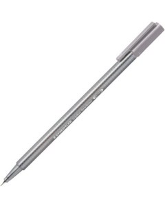 Ручка Fineliner triplus 0 3 мм булыжно серый Staedtler