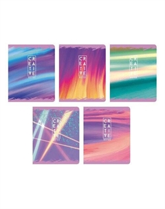 Тетрадь Creative, 96 листов, А5, на скрепке, в клетку, 60г/м2 Канц-эксмо