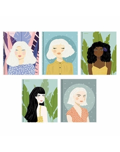 Тетрадь Girls Style, 48 листов, в клетку, А5, в ассортименте Listoff