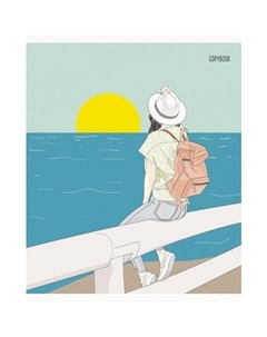 Тетрадь Girls power, 48 листов, А5, на скрепке, в клетку Канц-эксмо