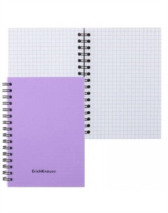 Тетрадь ErichKrause Candy общая, А6, 80 листов, в клетку, сиреневый перламутр Erich krause