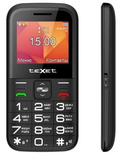 Телефон TM B418 черный Texet