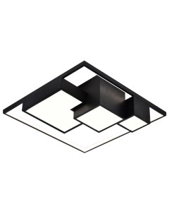 Люстра потолочная светодиодная Pradera LED 142Вт чёрный Schaffner