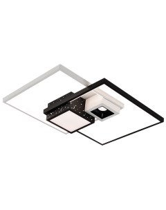 Люстра потолочная светодиодная Ornato LED 107Вт белый чёрный Schaffner