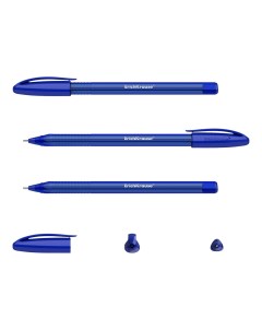 Ручка шариковая U 108 цвет чернил синий пластик колпачок 47595 Erich krause