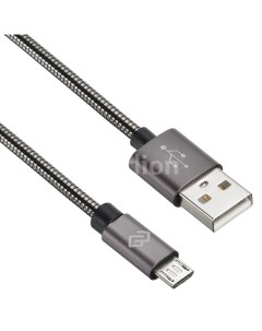 Кабель USB micro 1 2m черный 1080407 Digma
