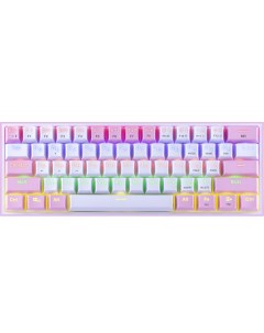 Проводная игровая клавиатура Fizz White Pink 70672 Defender