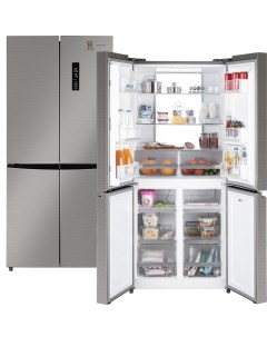 Холодильник WCD 450 X серебристый Weissgauff