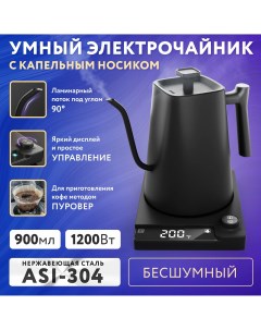 Чайник электрический APQ A EK BK 0 9 л черный Apq supply