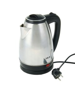 Чайник электрический LR 0110 1 8 л серебристый Lira
