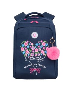 Рюкзак школьный с карманом для ноутбука 13 анатомической спинкой для девочки RG 466 4 1 Grizzly