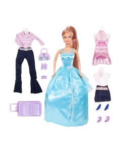 Кукла модница с набором одежды 8012 с 3 лет Defa lucy
