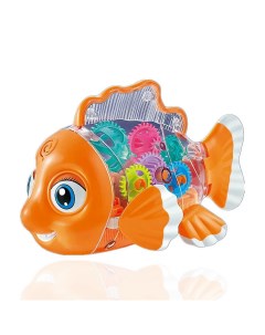 Интерактивная прозрачная рыбка с шестеренками Gear Fish Market toys lab