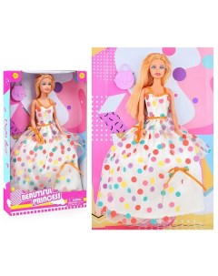 Кукла в нарядном пышном платье с аксессуарами 8452 с 3 лет Defa lucy