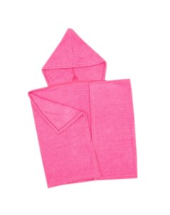 Полотенце махровое с капюшоном размер XL100 155 см К24 7 розовый Осьминожка