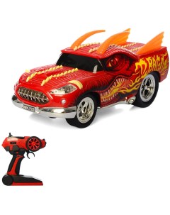 Радиоуправляемая машина Дракон из серии Muscle Car свет звук 1 16 MK8028B RED Cs toys