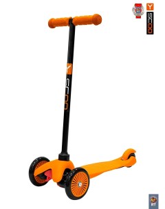 Самокат mini A 5 Simple цв orange с цветными колесами Y-scoo