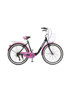 Велосипед Sigoura V 2022 18 черно розовый Hogger
