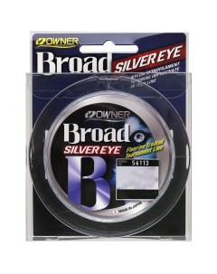 Монофильная леска для рыбалки BROAD SILVER EYE 100м 0 12мм 1 5кг Св серый Japan Owner