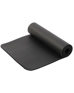 Коврик для йоги и фитнеса NBR black 183 см 10 мм Larsen